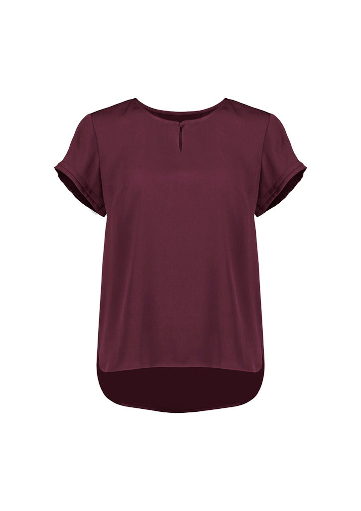 Womens Evelyn Short Sleeve Blouse