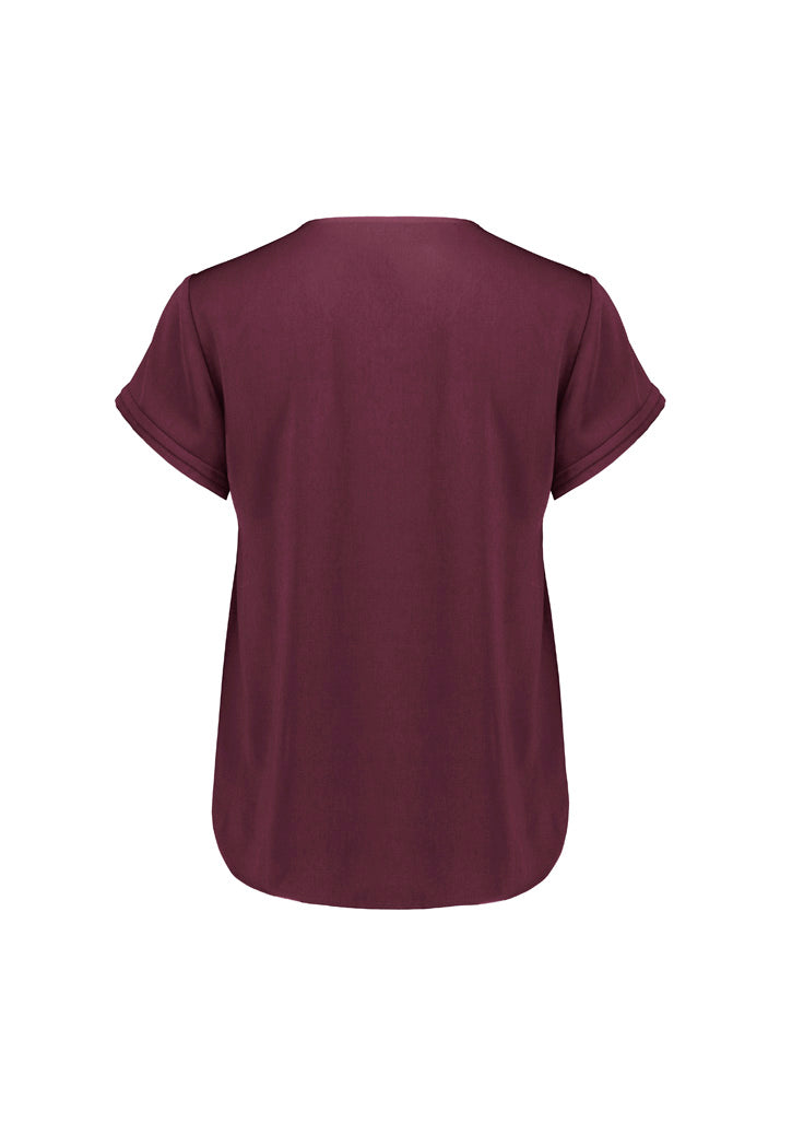 Womens Evelyn Short Sleeve Blouse