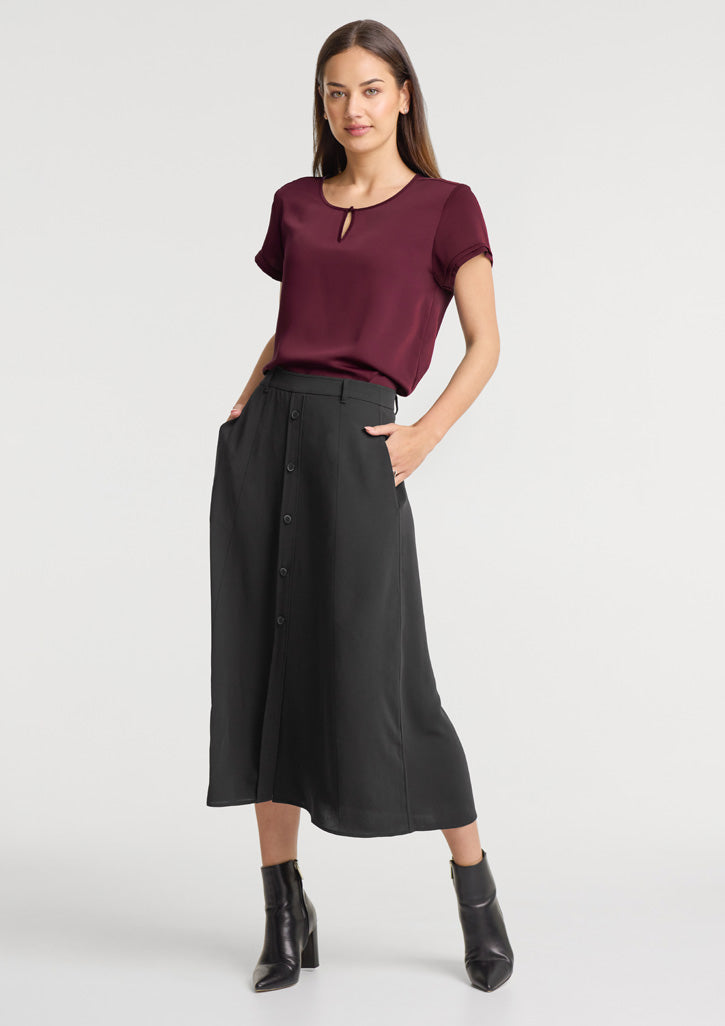 Womens Evelyn Short Sleeve Blouse