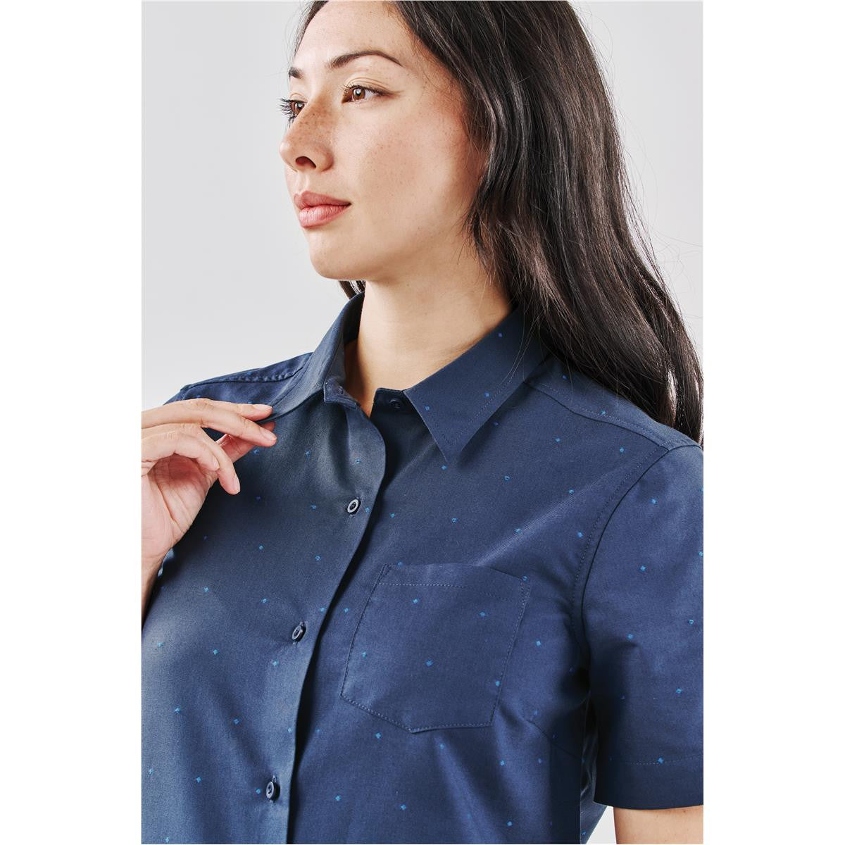 Women's Molokai S/S Shirt - Mineral / Black