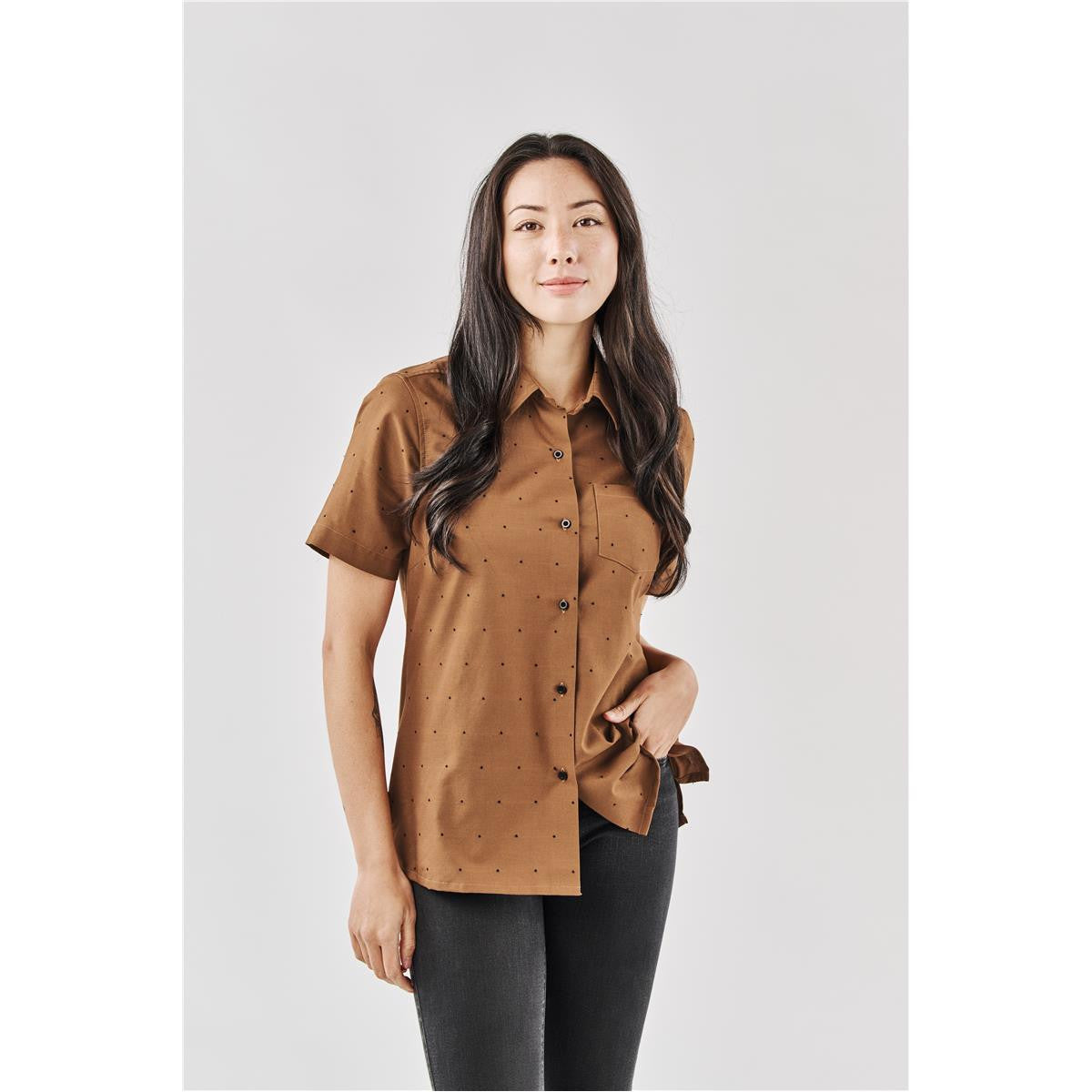 Women's Molokai S/S Shirt - Navy / Classic Blue