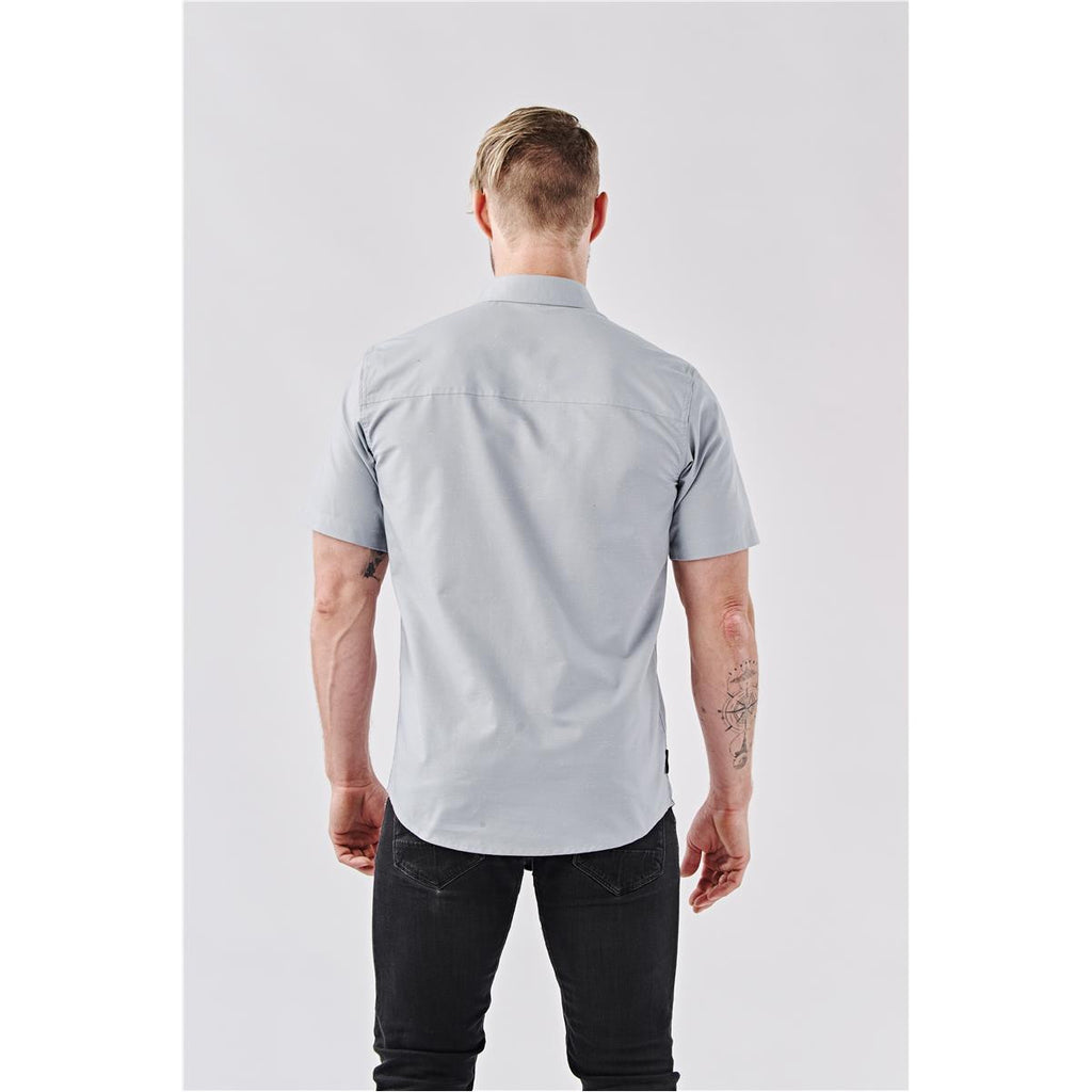 Men's Skeena S/S Shirt - Zinc / White