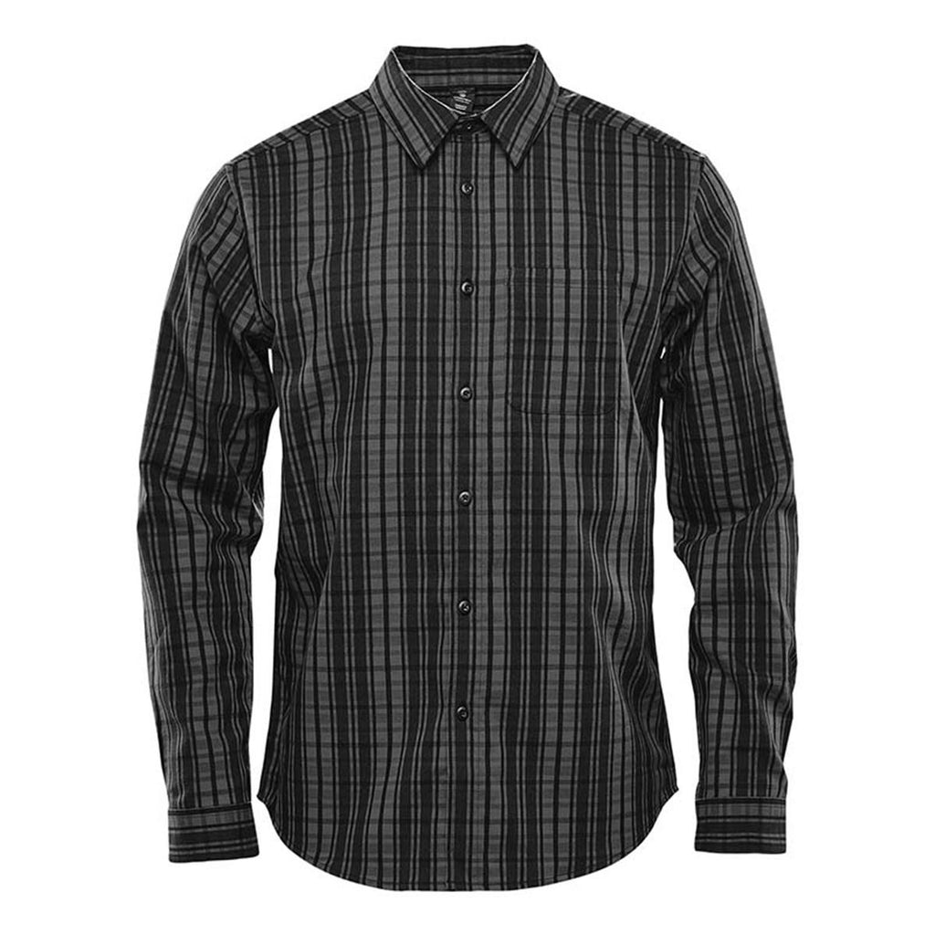 Men's Muirfield Performance Long Sleeve Shirt - Red Plaid