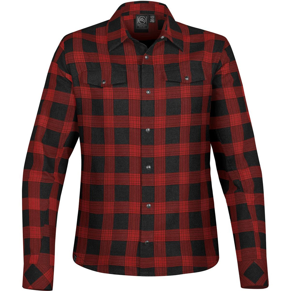 Women's Logan Snap Front Shirt - Black / Dolphin