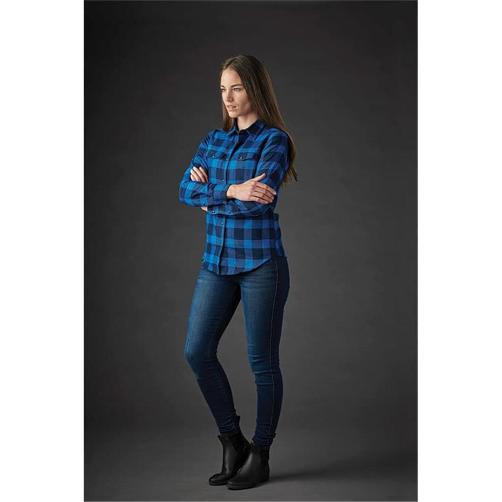 Women's Logan Snap Front Shirt - Carbon Plaid