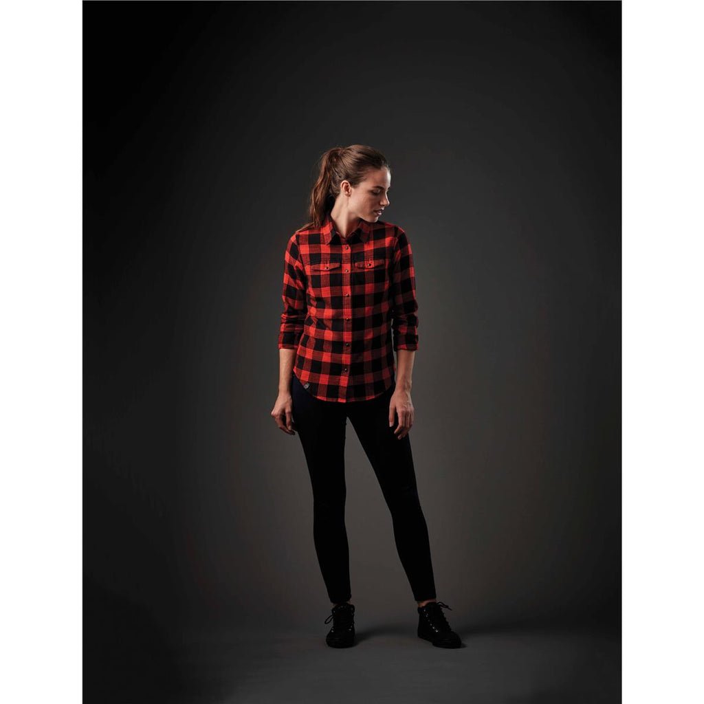 Women's Logan Snap Front Shirt - Navy Plaid