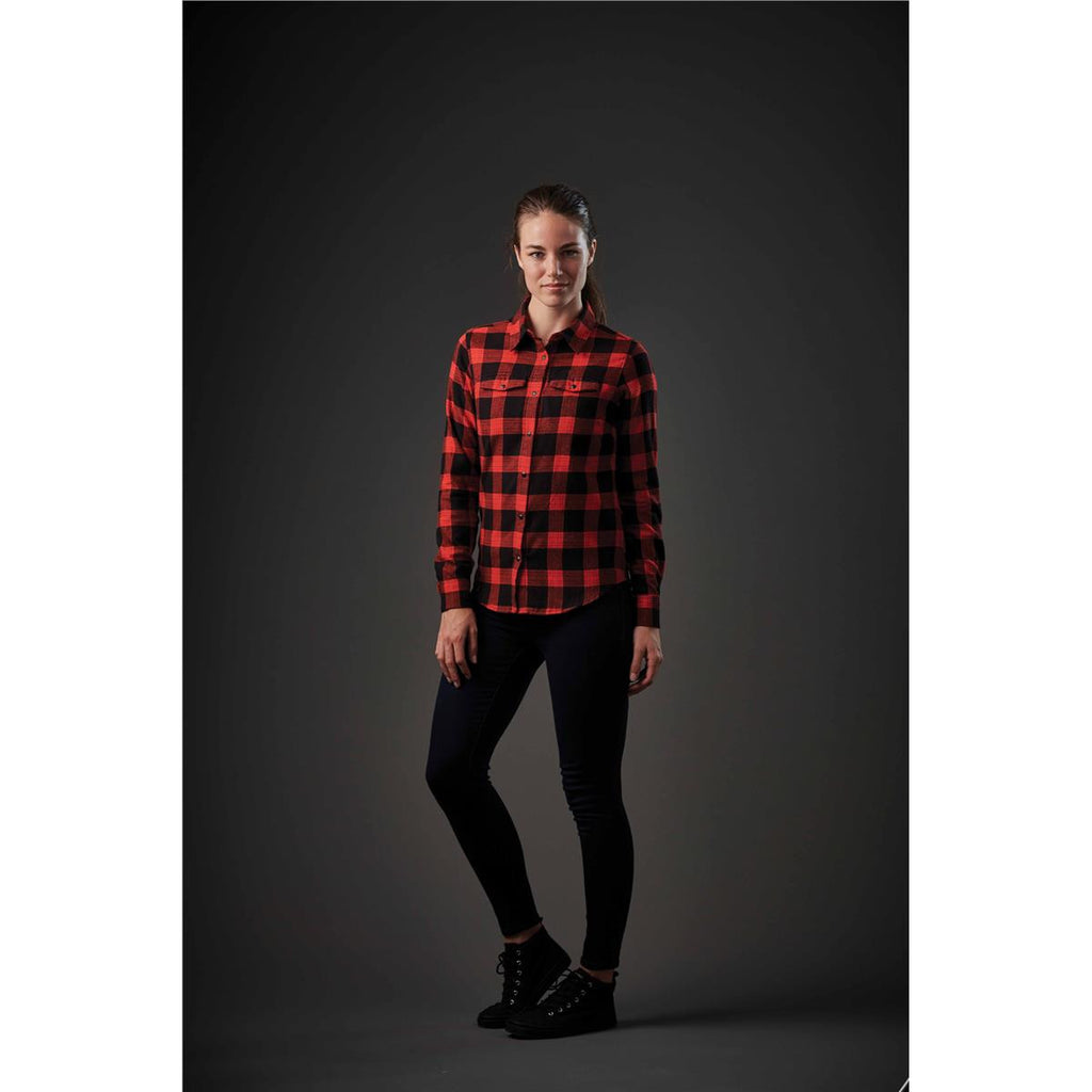 Women's Logan Snap Front Shirt - Royal Plaid