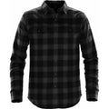 Men's Logan Snap Front Shirt - Black / Dolphin