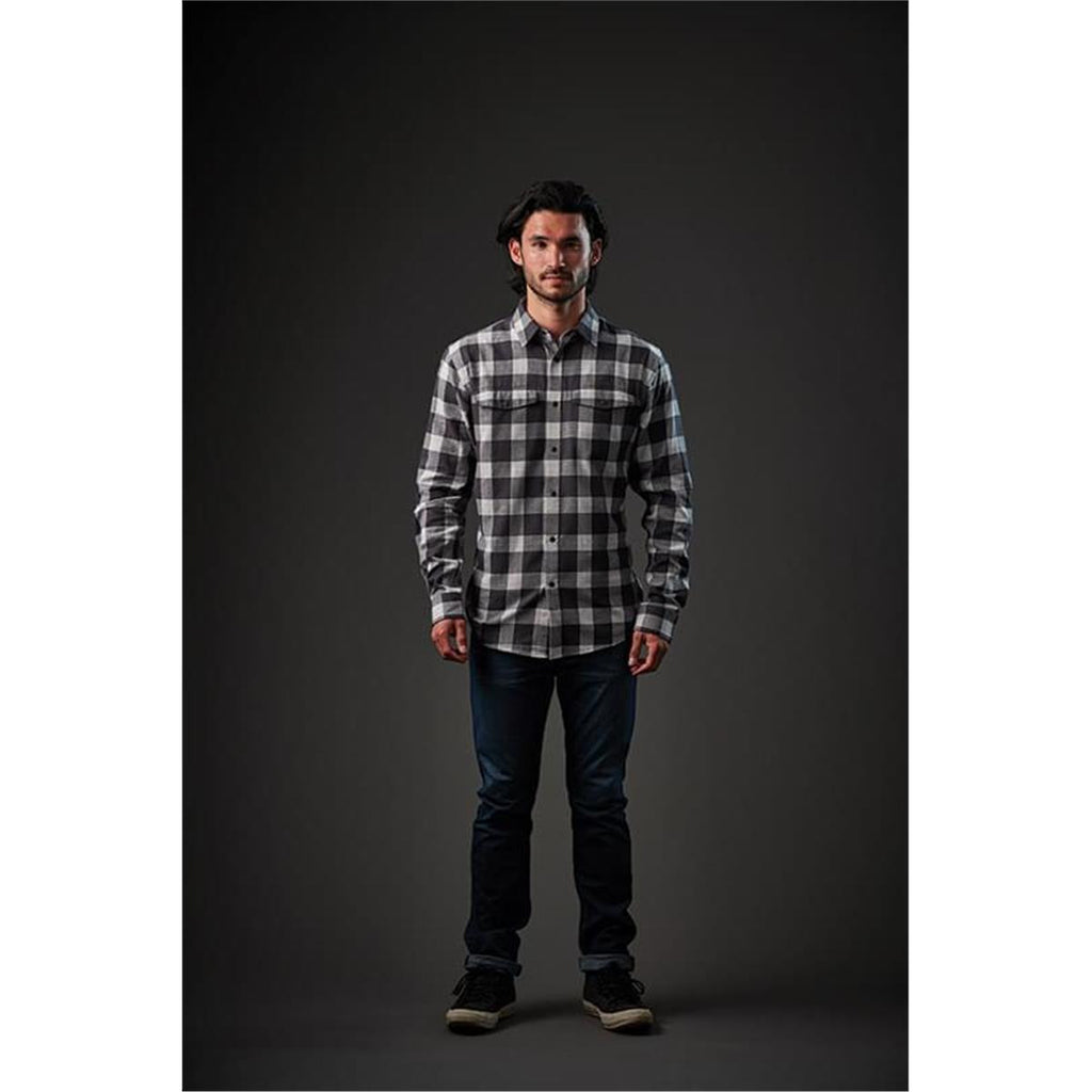 Men's Logan Snap Front Shirt - Navy Plaid