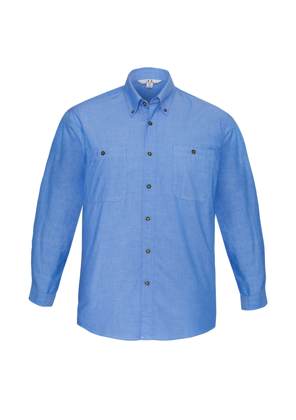Mens Chambray Long Sleeve Shirt