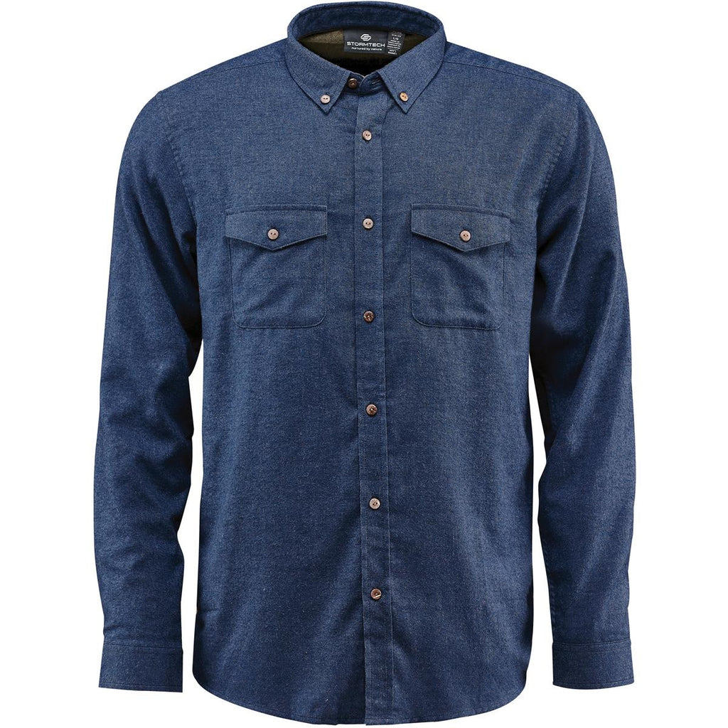 Men's Cambridge L/S Shirt - Charcoal