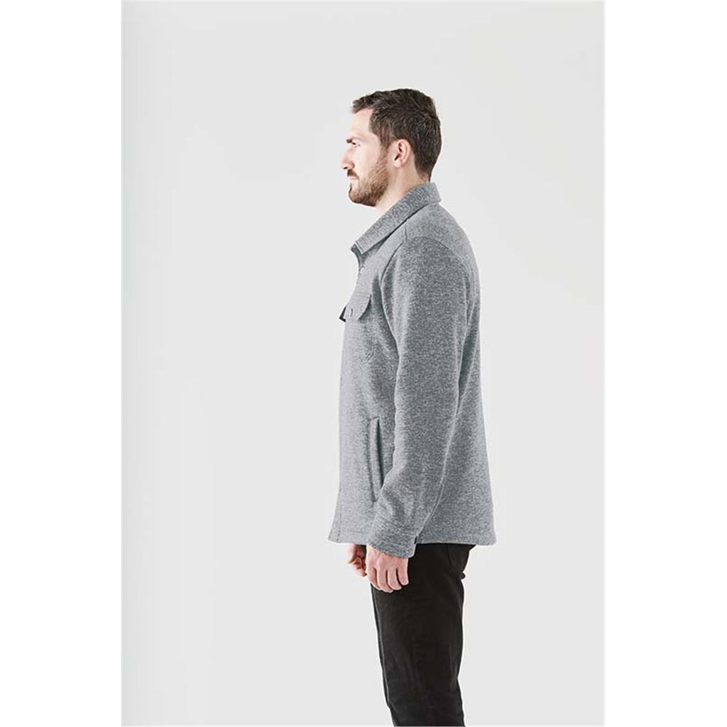 Unisex Avalante Fleece Shacket - Navy Heather