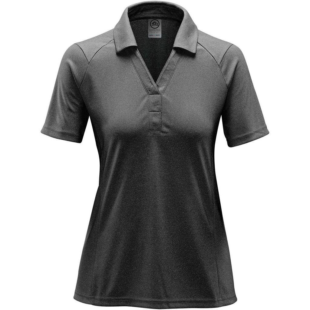 Women's Mistral Heathered Polo - Dolphin