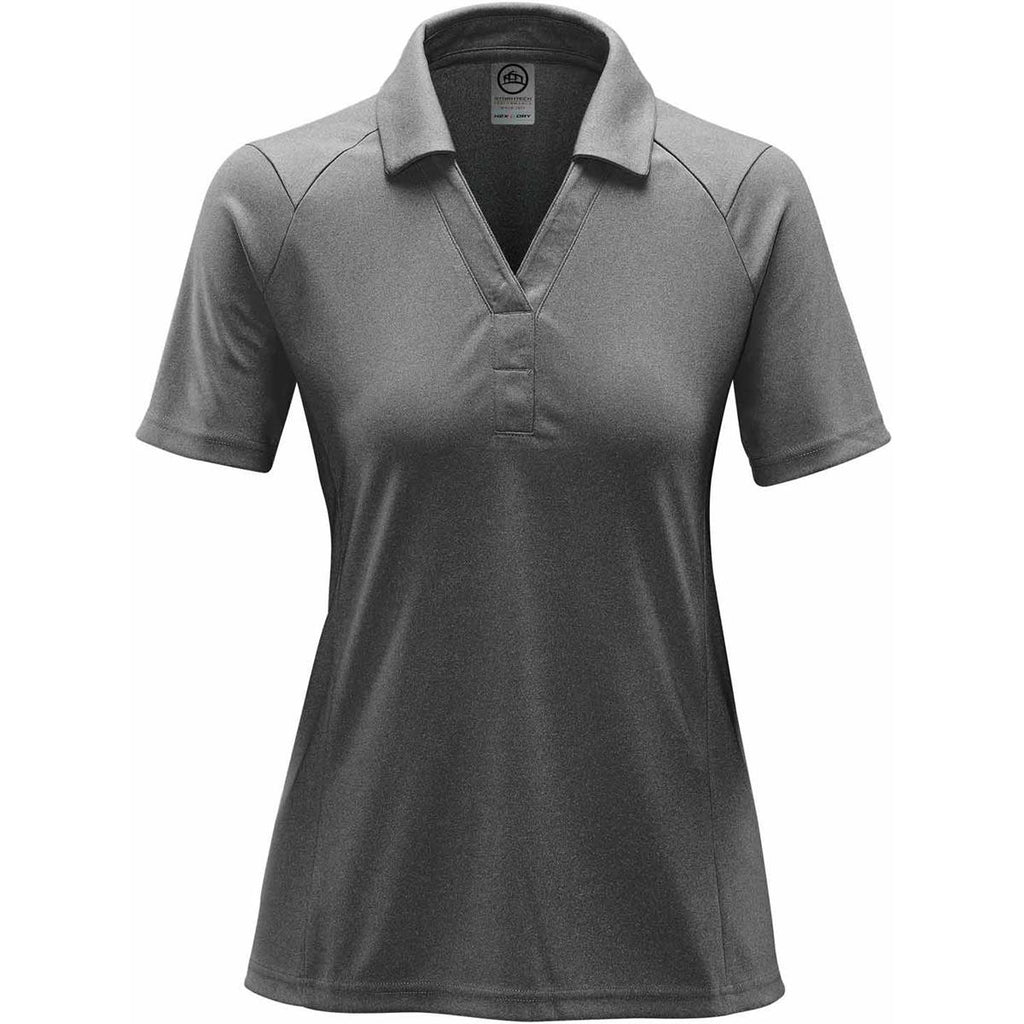 Women's Mistral Heathered Polo - Ocean