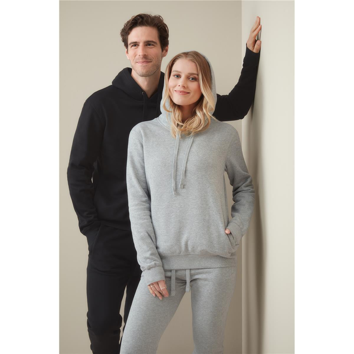 Recycled Unisex Sweat Hoodie - Black Opal