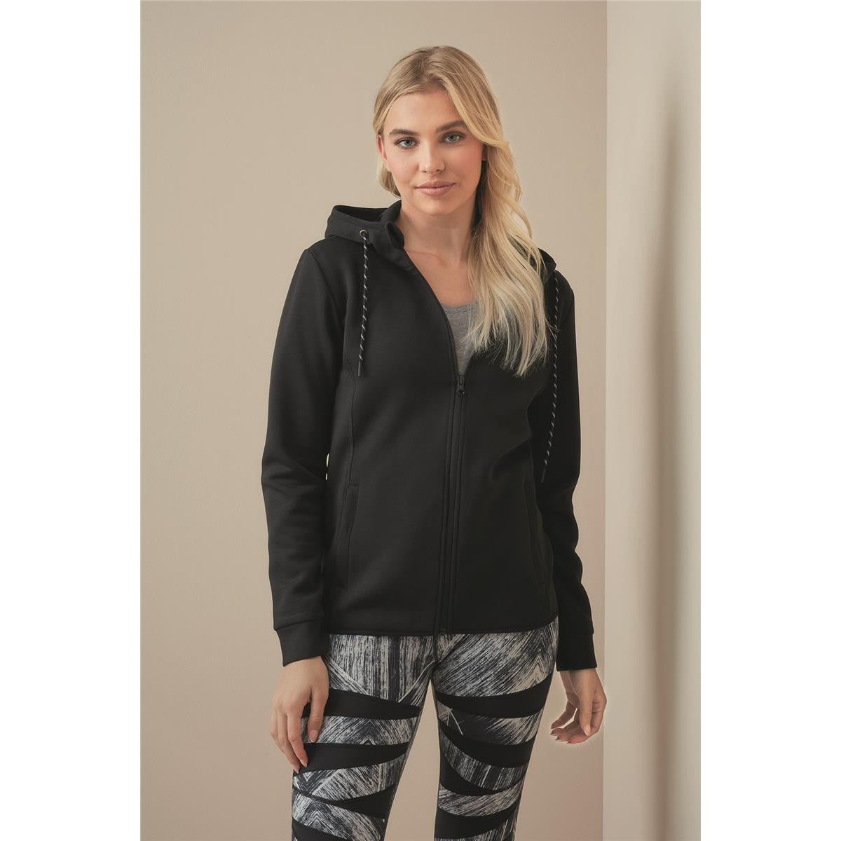 Women's Recycled Scuba Jacket - Anthra Heather