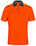 SW79 UNISEX HI-VIS BAMBOO CHARCOAL VENTED SS POLO