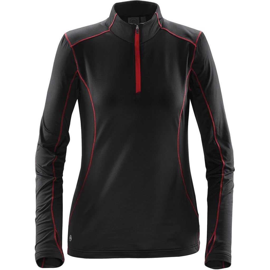 Women's Pulse Fleece Pullover - Black / Carbon