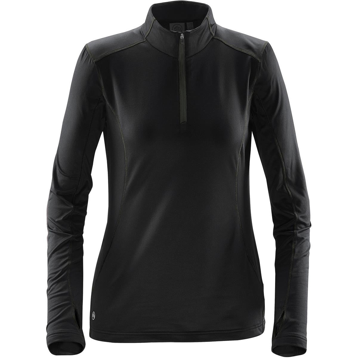 Women's Pulse Fleece Pullover - Black / Electric Blue