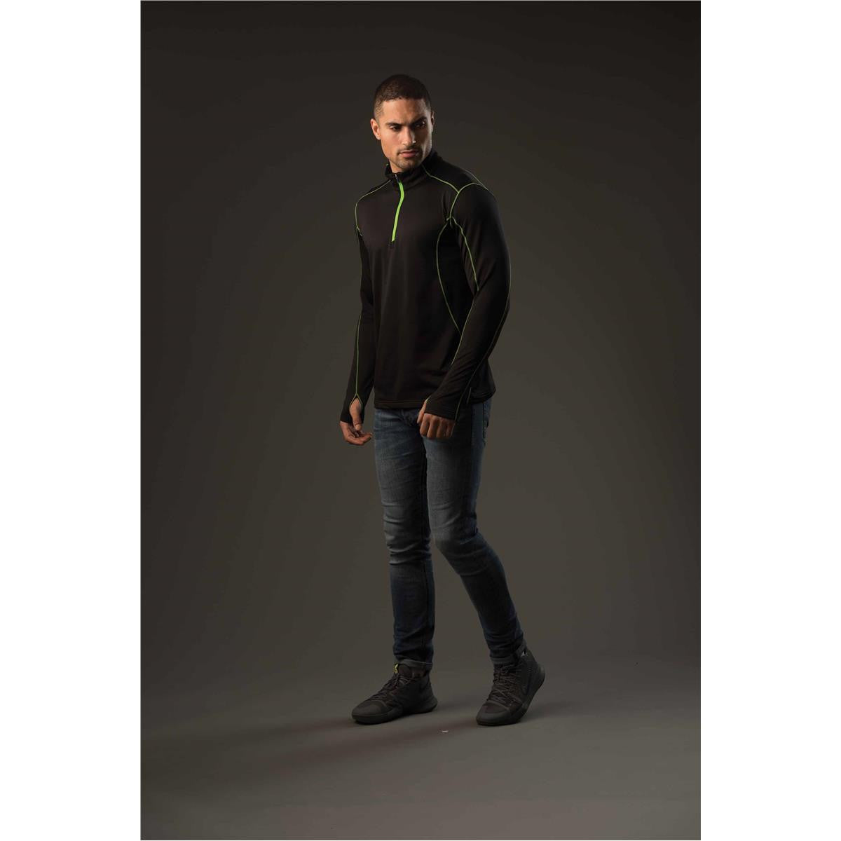 Men's Pulse Fleece Pullover - Black / Carbon