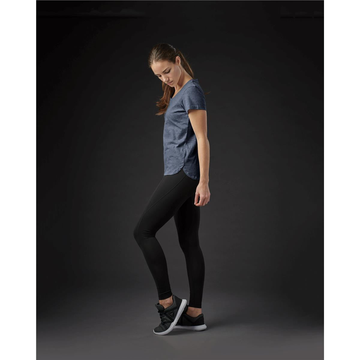 Women's Torcello Crew Neck Tee - Denim Heather