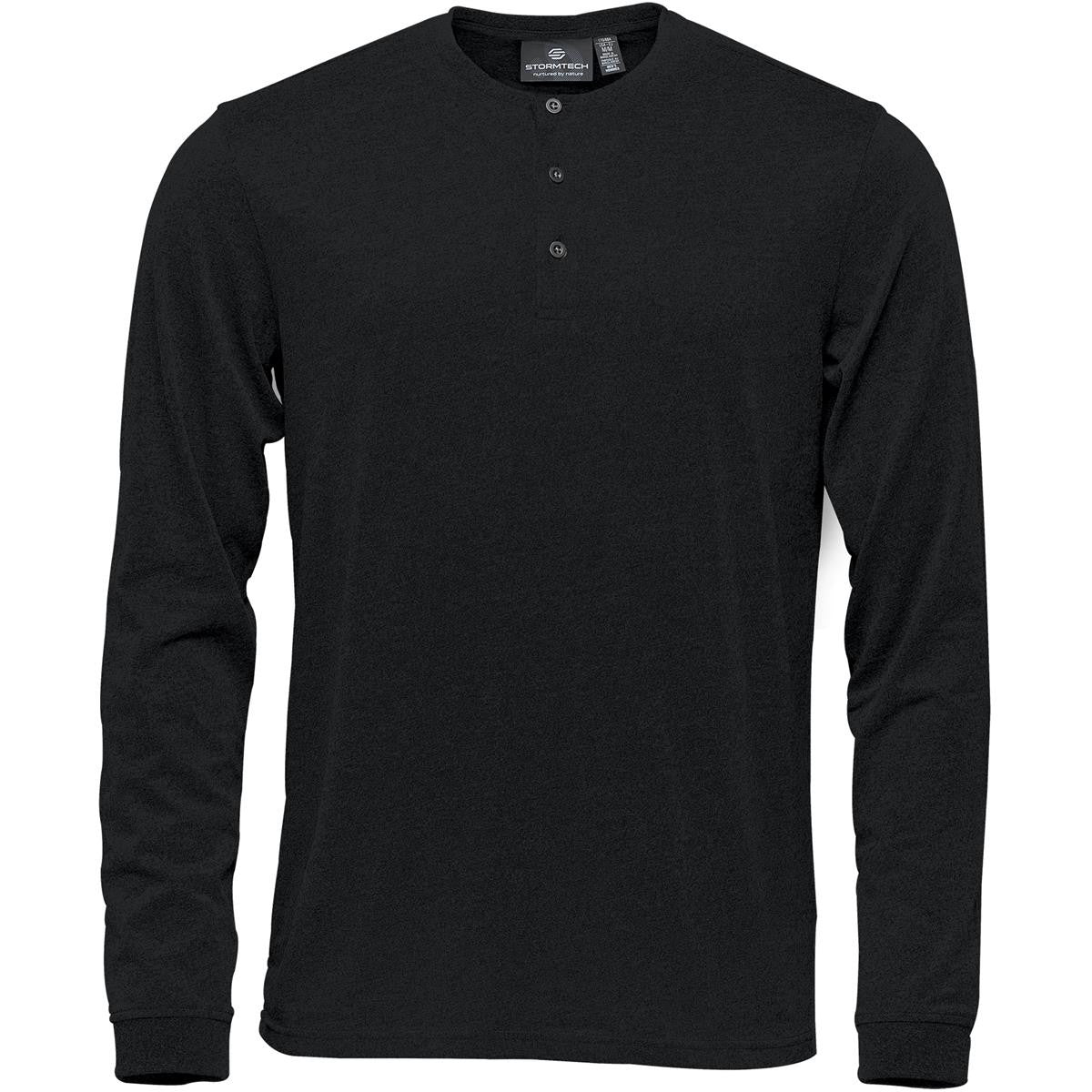 Men's Torcello L/S Henley - Graphite Heather