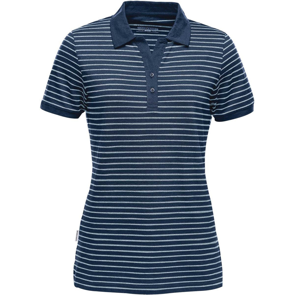 Women's Railtown Polo - Black / Grey Heather