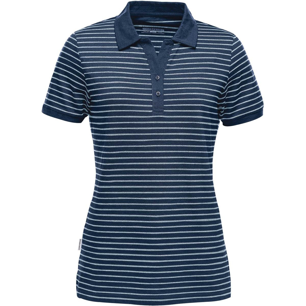 Women's Railtown Polo - Black / Grey Heather