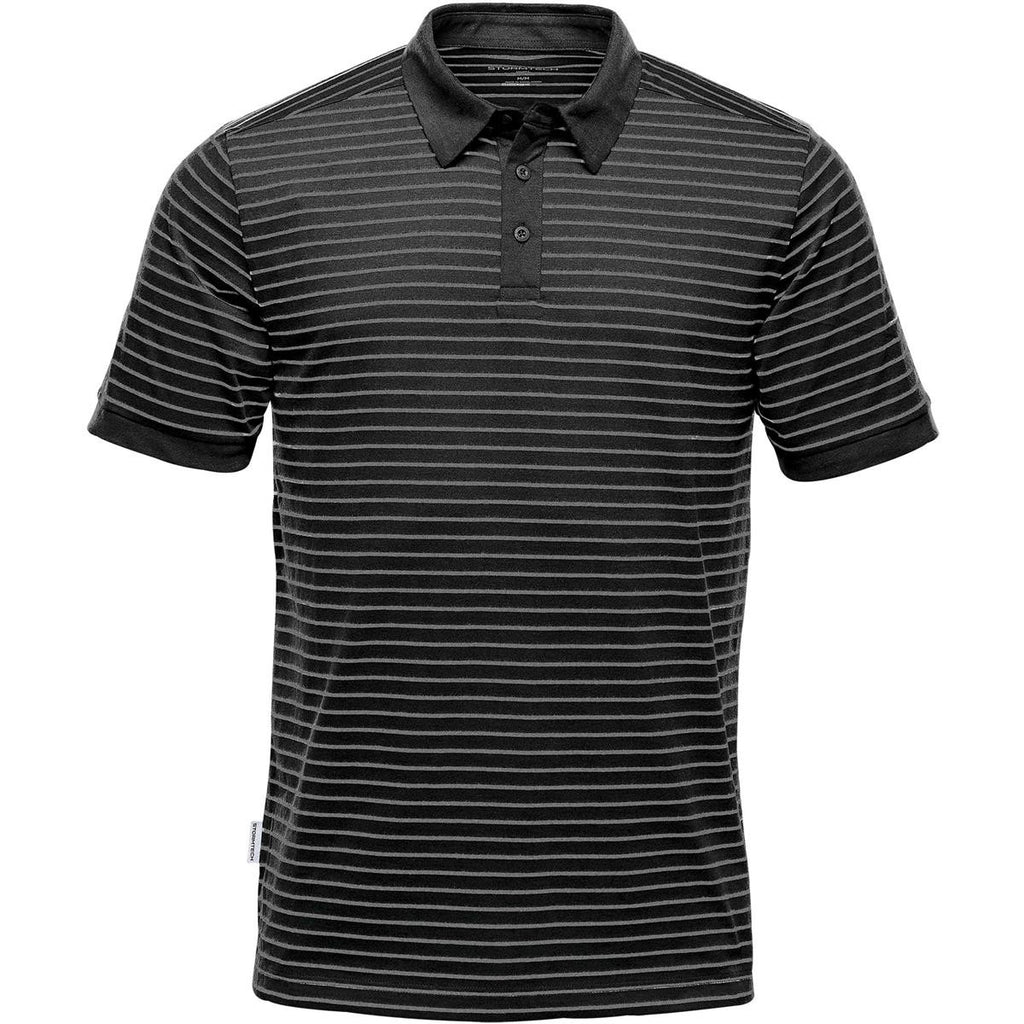 Men's Railtown Polo - Black / Grey Heather
