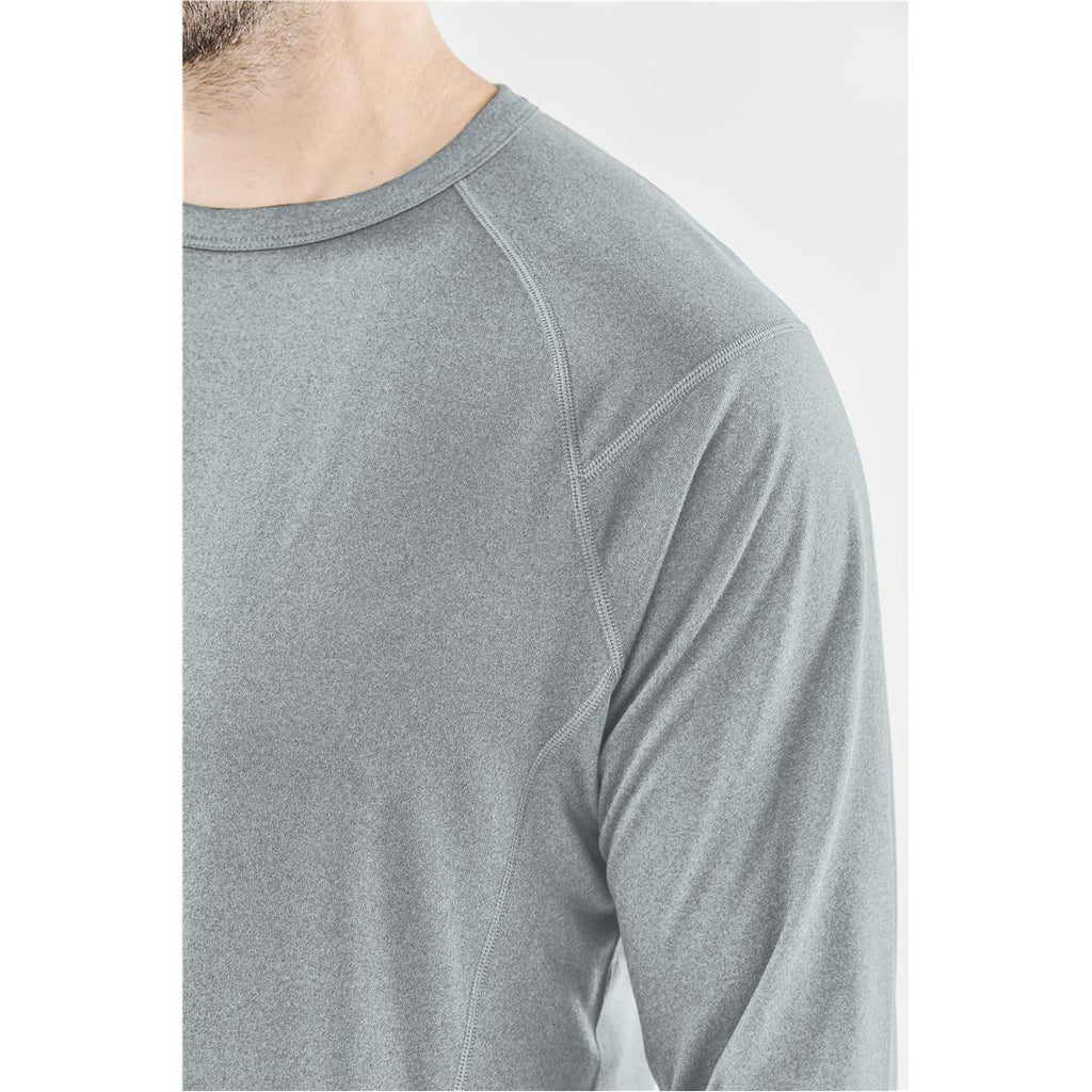Men's Volante H2X-Dry L/S Tee - Charcoal Heather