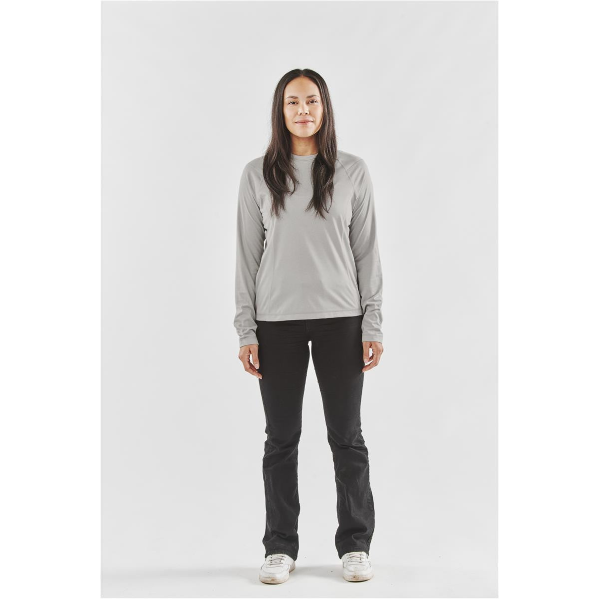 Women's Volante H2X-Dry L/S Tee - Granite Heather
