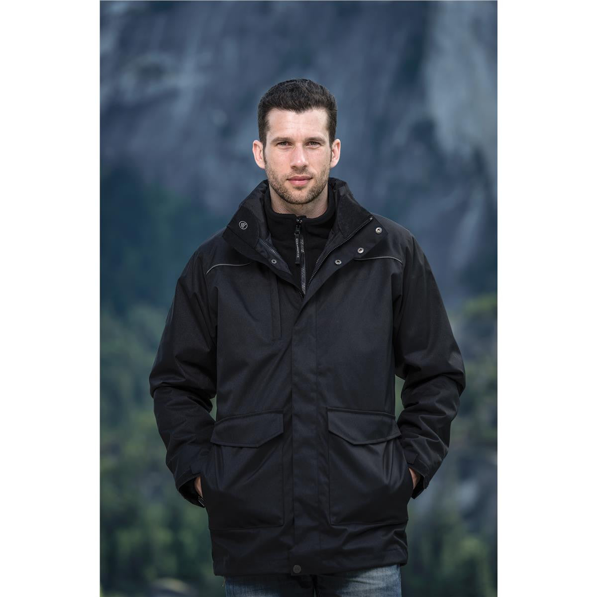 Men's Vortex HD 3-In-1 Parka - Granite