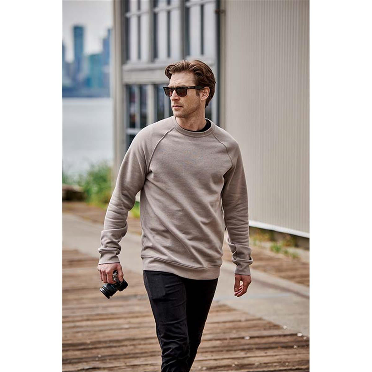 Men's Monashee Fleece Crew Neck Sweater - Denim Heather
