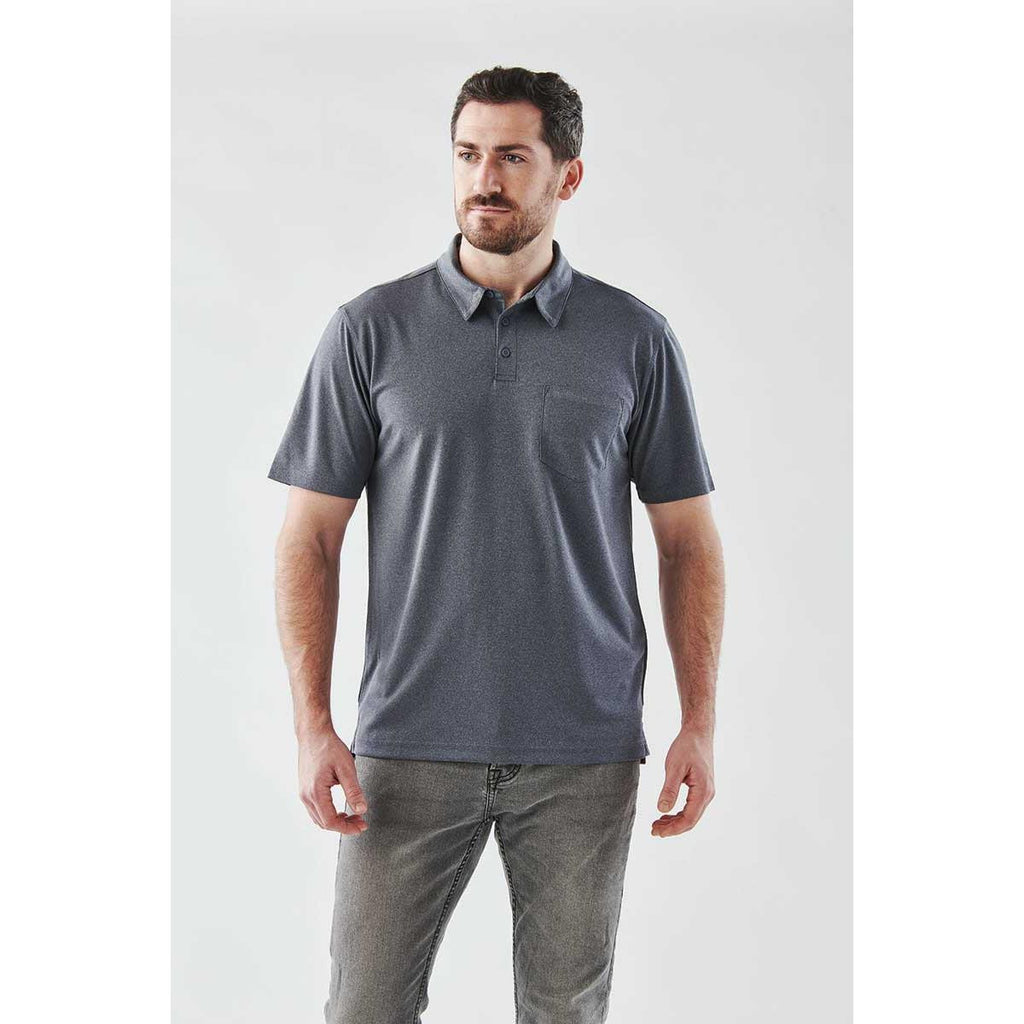 Men's Dockyard Performance Short Sleeve Polo - Dolphin Heather
