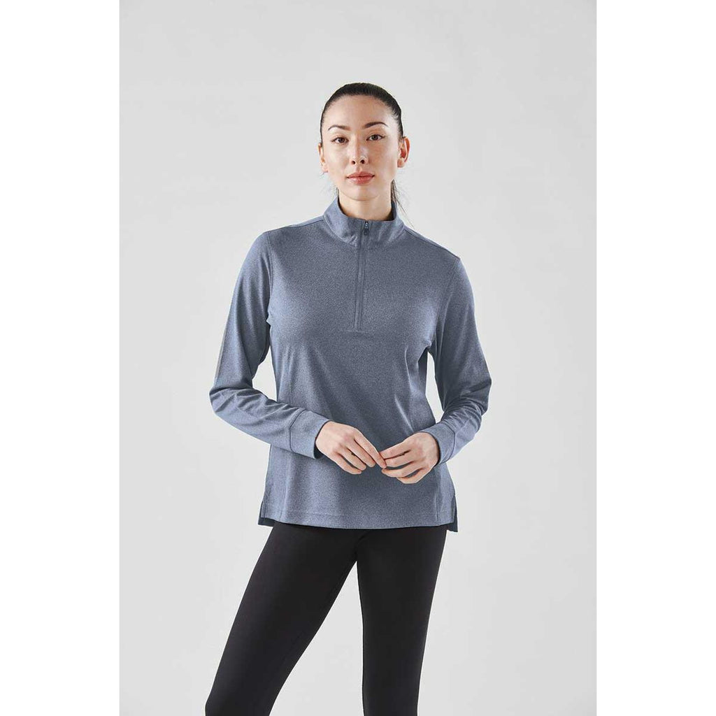 Women's Dockyard 1/4 Zip Pullover - Dolphin Heather