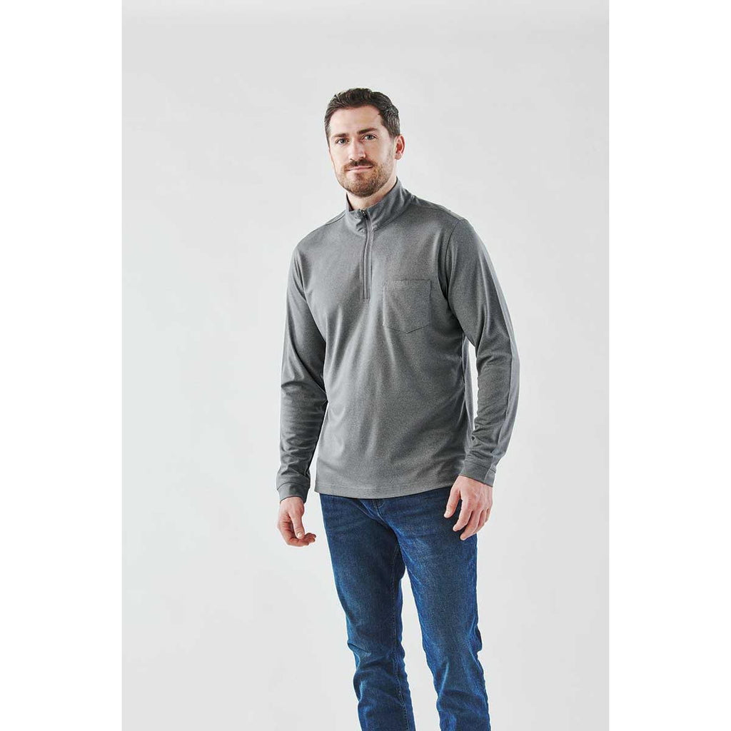 Men's Dockyard 1/4 Zip Pullover - Dolphin Heather