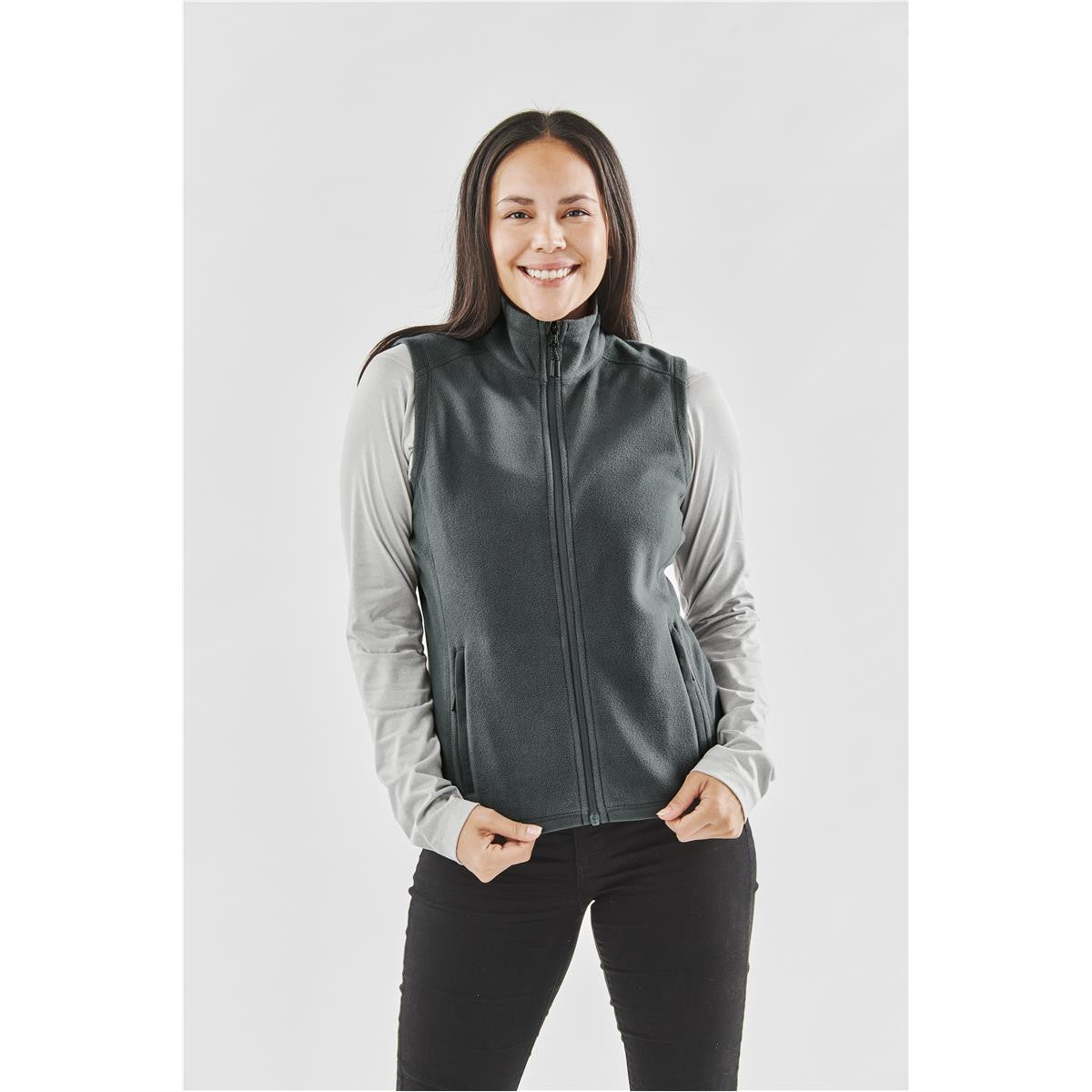 Women's Montauk Fleece Vest - Sage Green