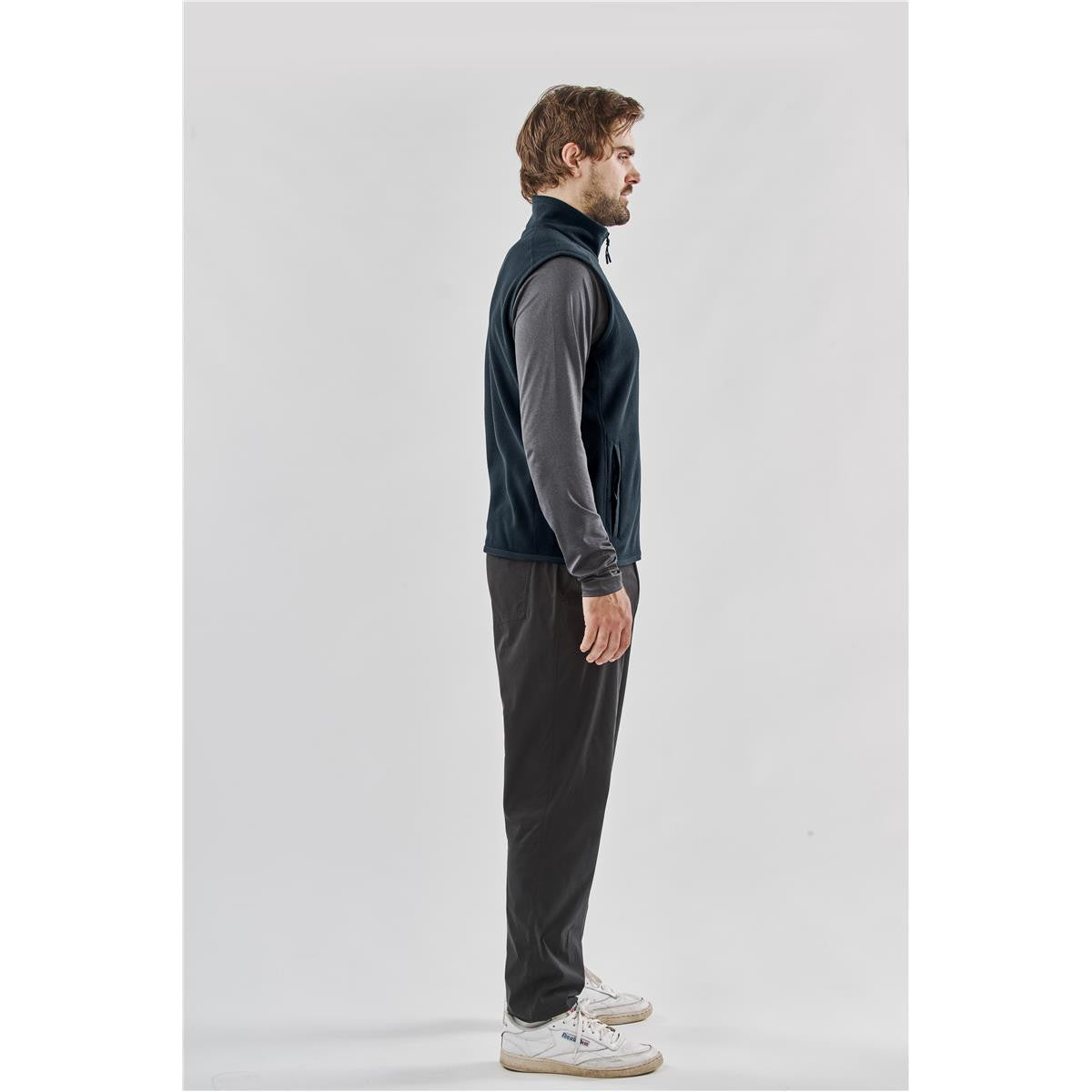 Men's Montauk Fleece Vest - Rust