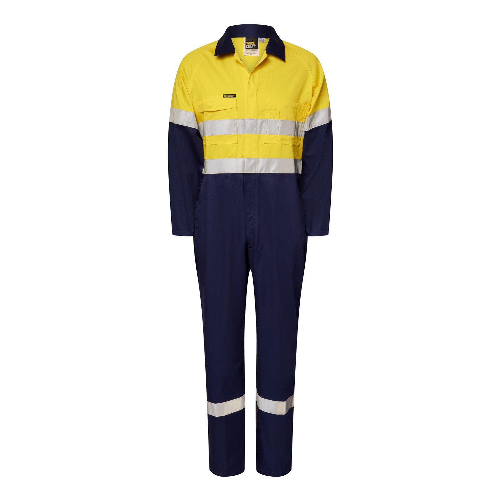 LIGHT WEIGHT HI VIS COTTON DRILL REFLECTIVE COVERALL