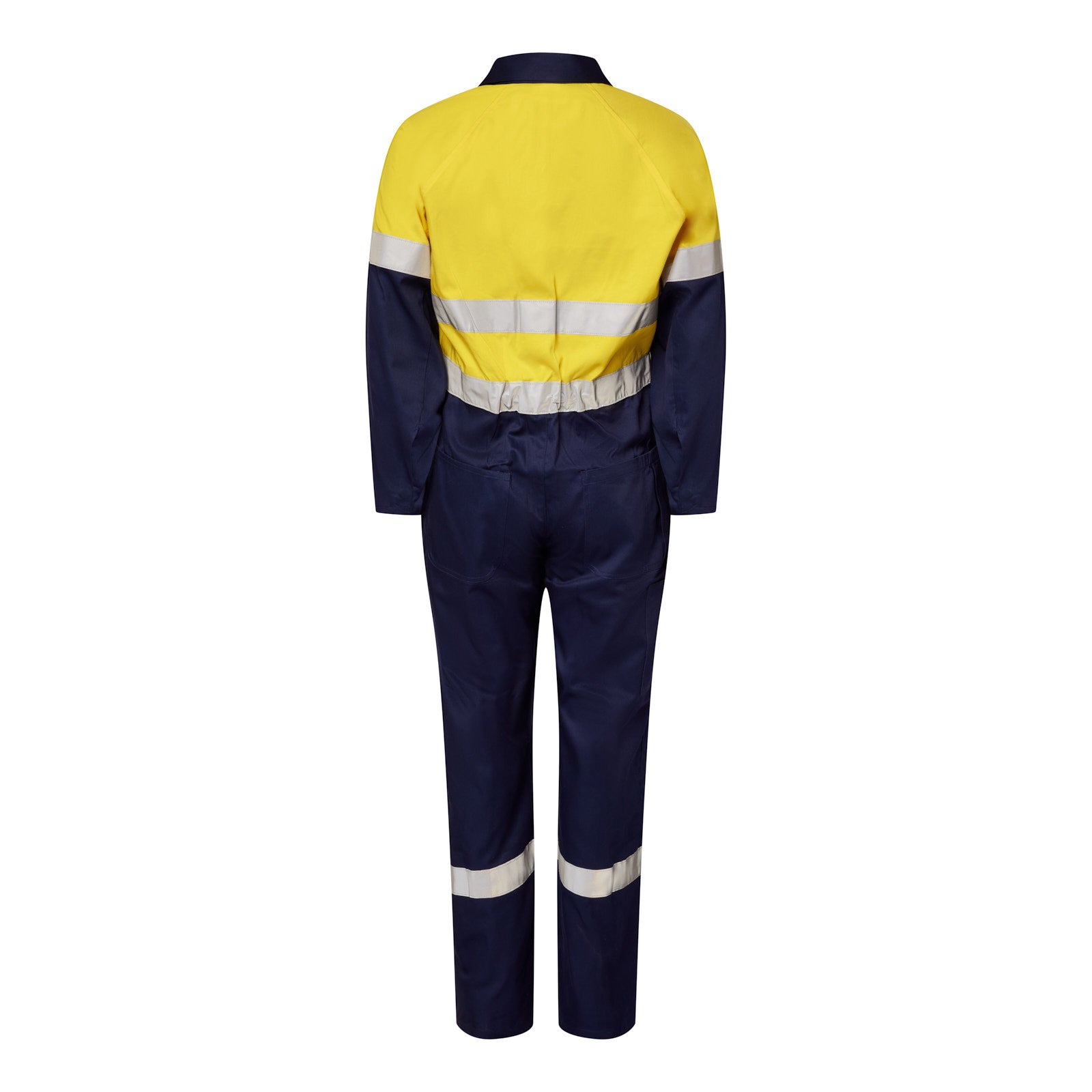 LIGHT WEIGHT HI VIS COTTON DRILL REFLECTIVE COVERALL