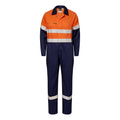 LIGHT WEIGHT HI VIS COTTON DRILL REFLECTIVE COVERALL