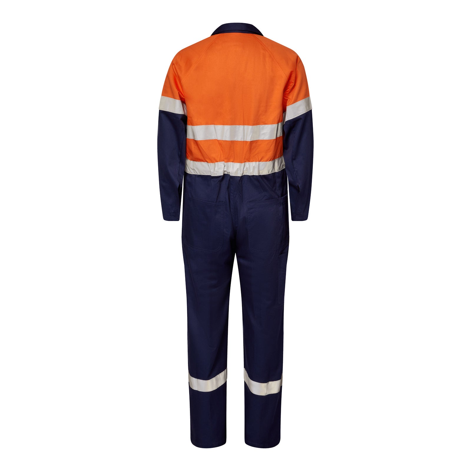 LIGHT WEIGHT HI VIS COTTON DRILL REFLECTIVE COVERALL