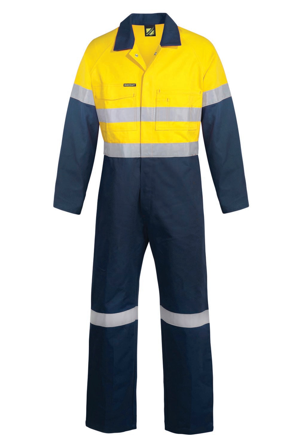 HI VIS COTTON DRILL REFLECTIVE COVERALLS