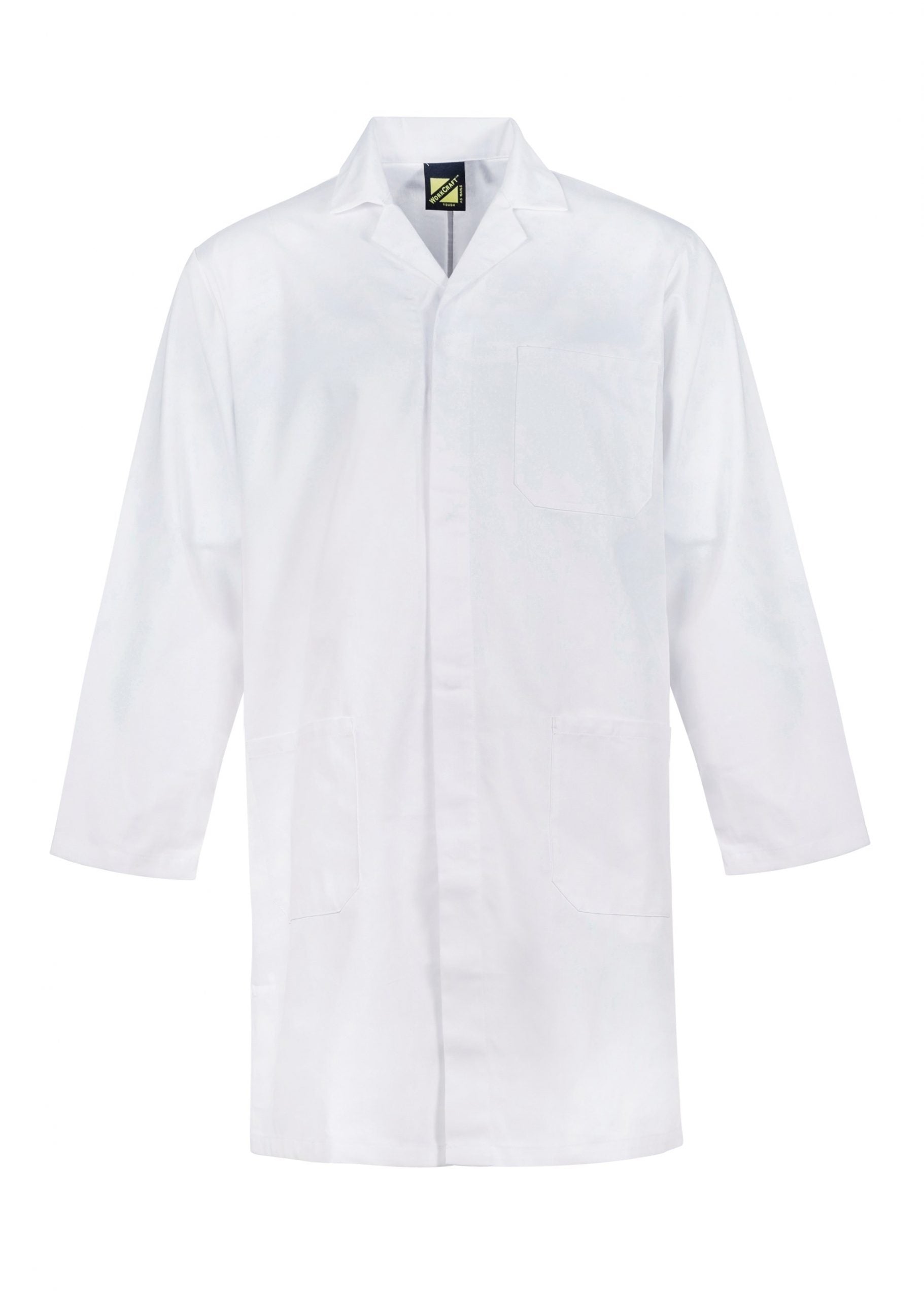 LONG SLEEVE DUSTCOAT WITH PATCH POCKETS