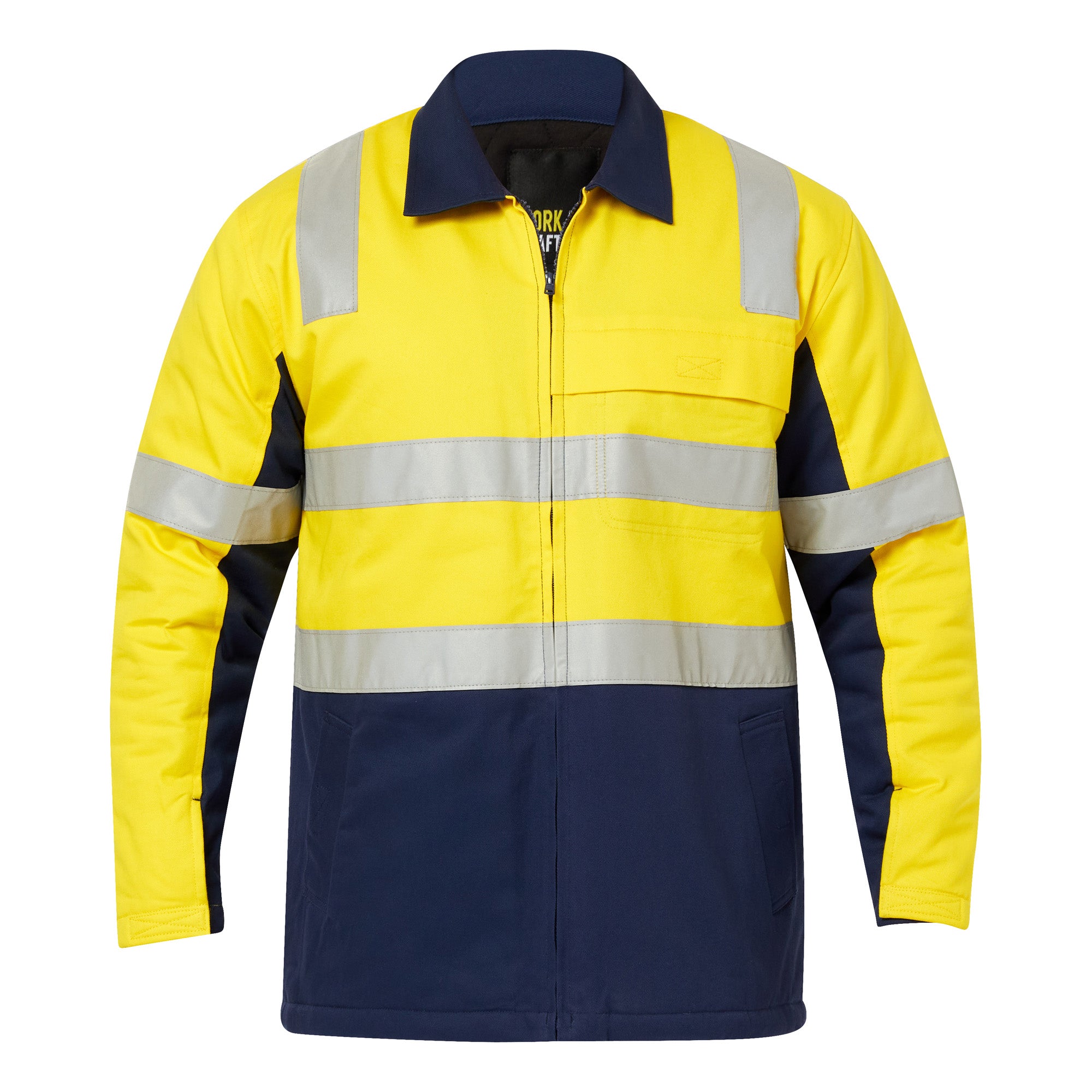 HIVIS COTTON REFLECTIVE JACKET