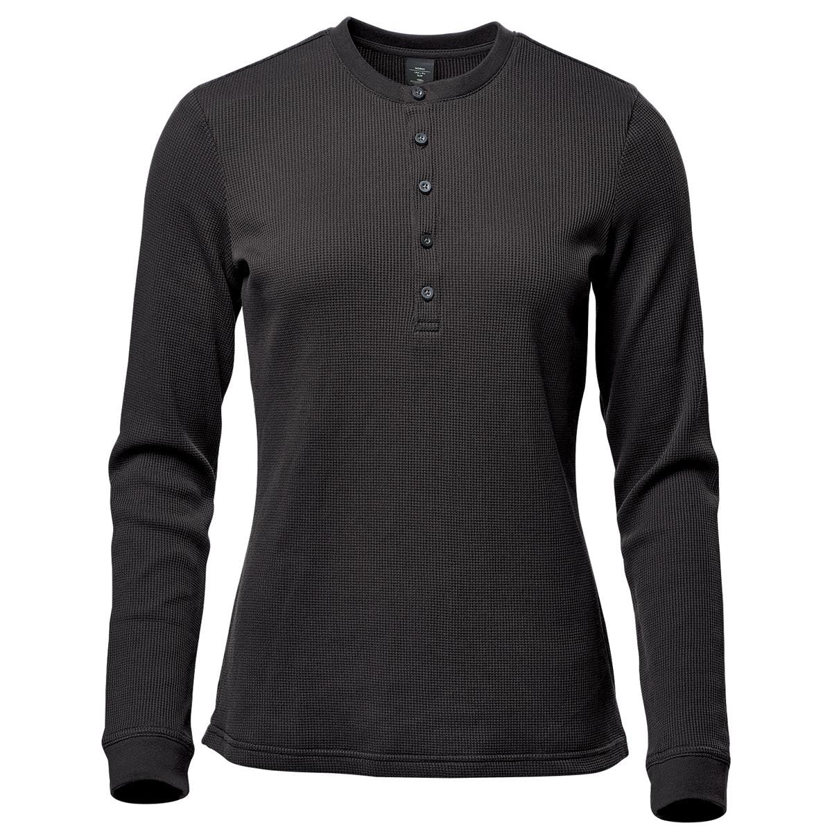 Women's Ashburn Henley - Black