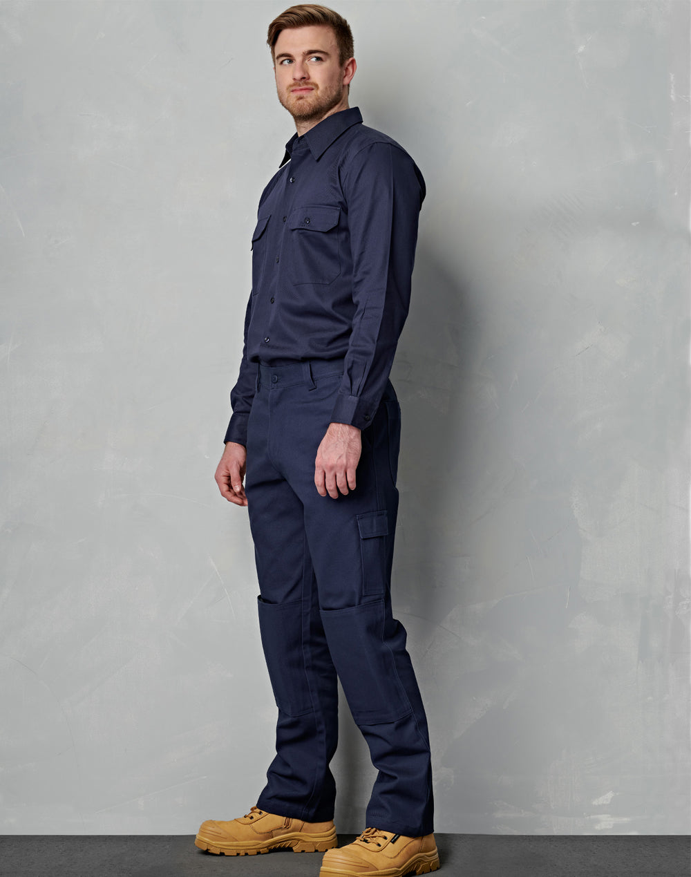 WP03 MEN'S HEAVY COTTON DRILL CARGO PANTS 6
