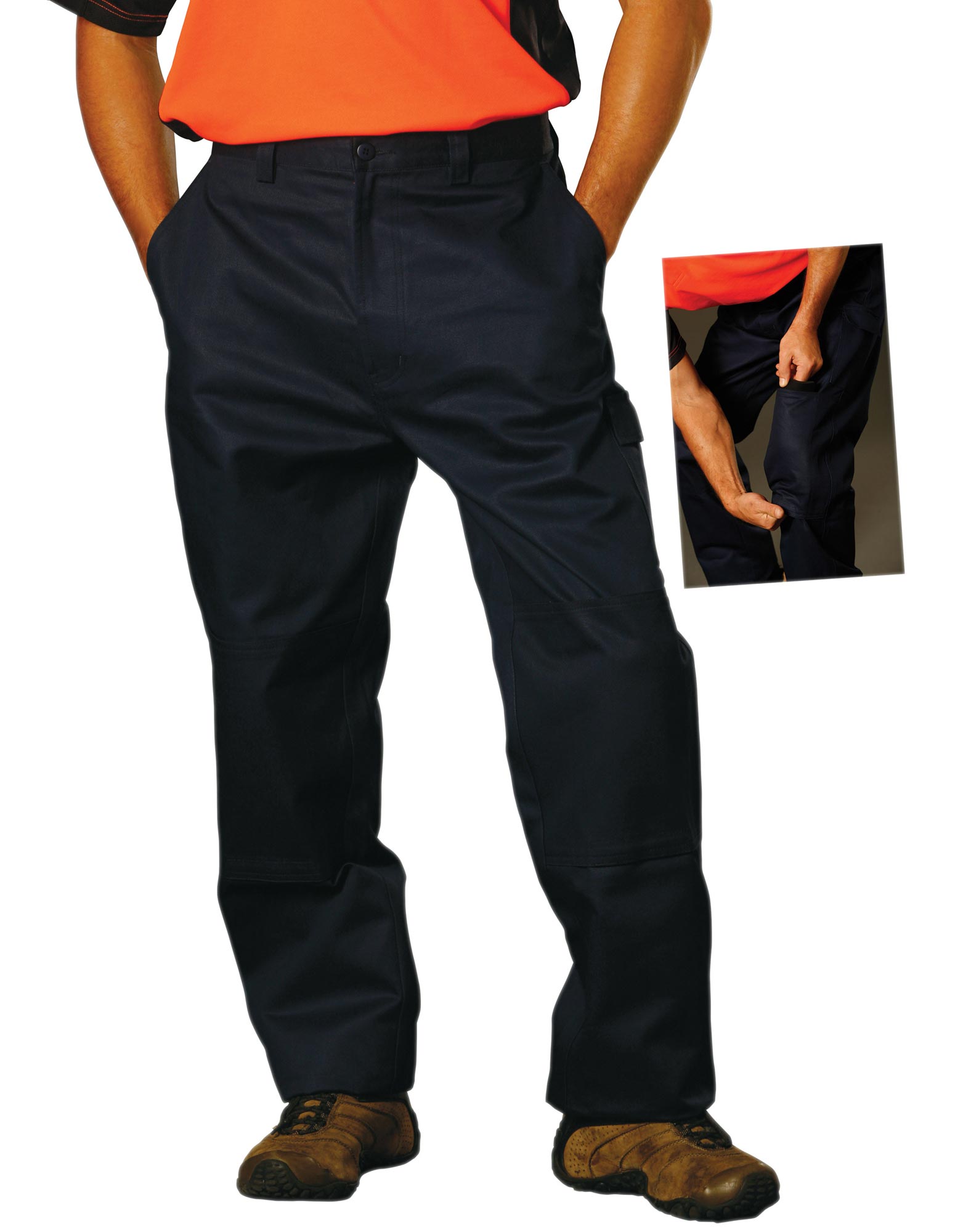 WP03 MEN'S HEAVY COTTON DRILL CARGO PANTS 2
