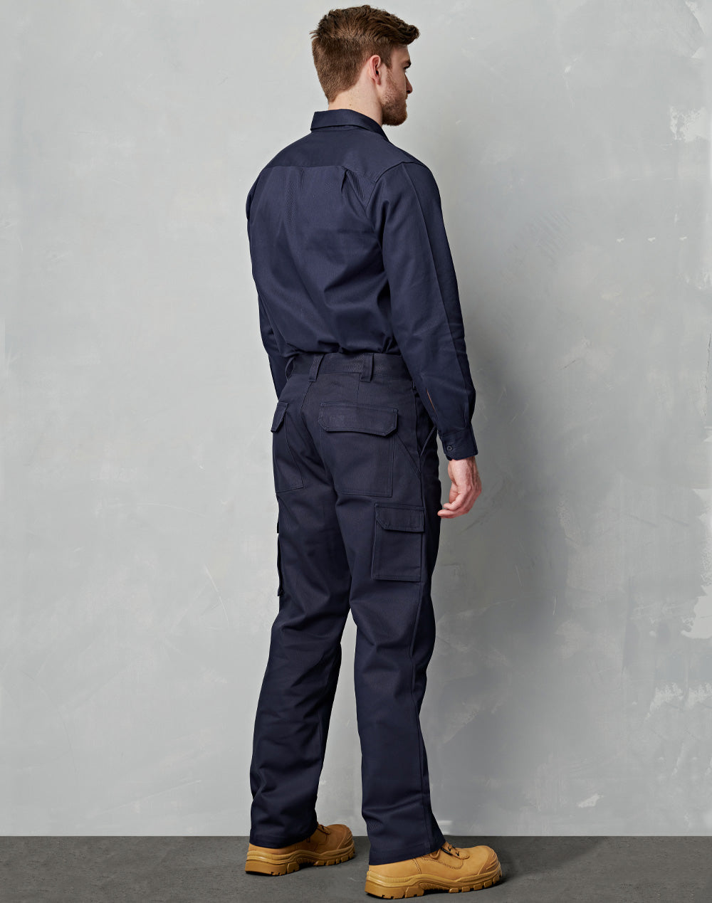 WP13 MEN'S HEAVY COTTON PRE-SHRUNK DRILL PANTS Long Leg 2
