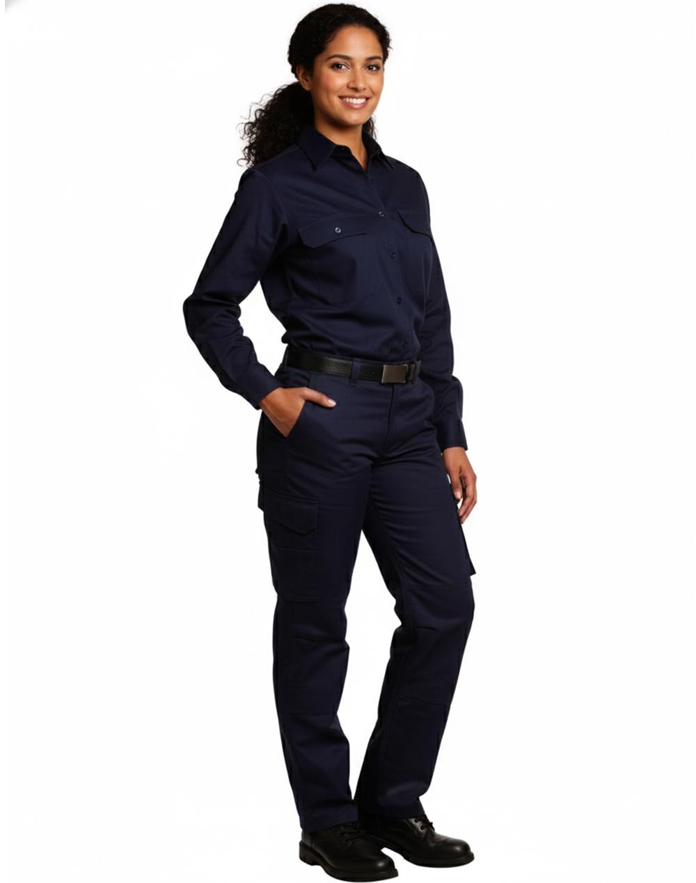 WP15 LADIES' HEAVY COTTON DRILL CARGO PANTS
